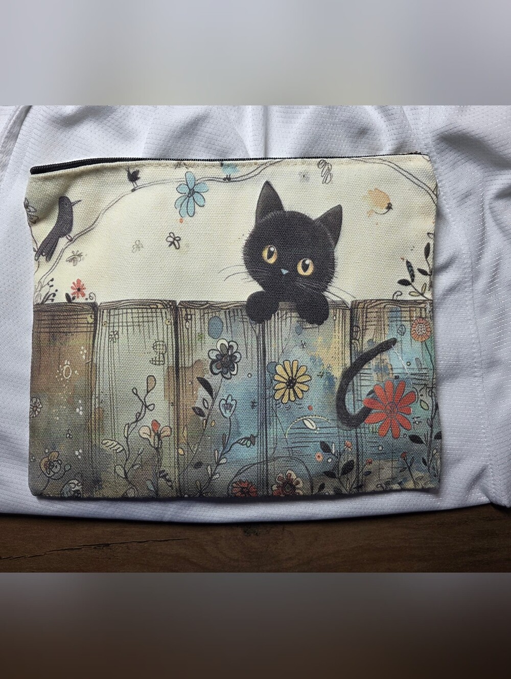 Black Cat Cosmetics Bag